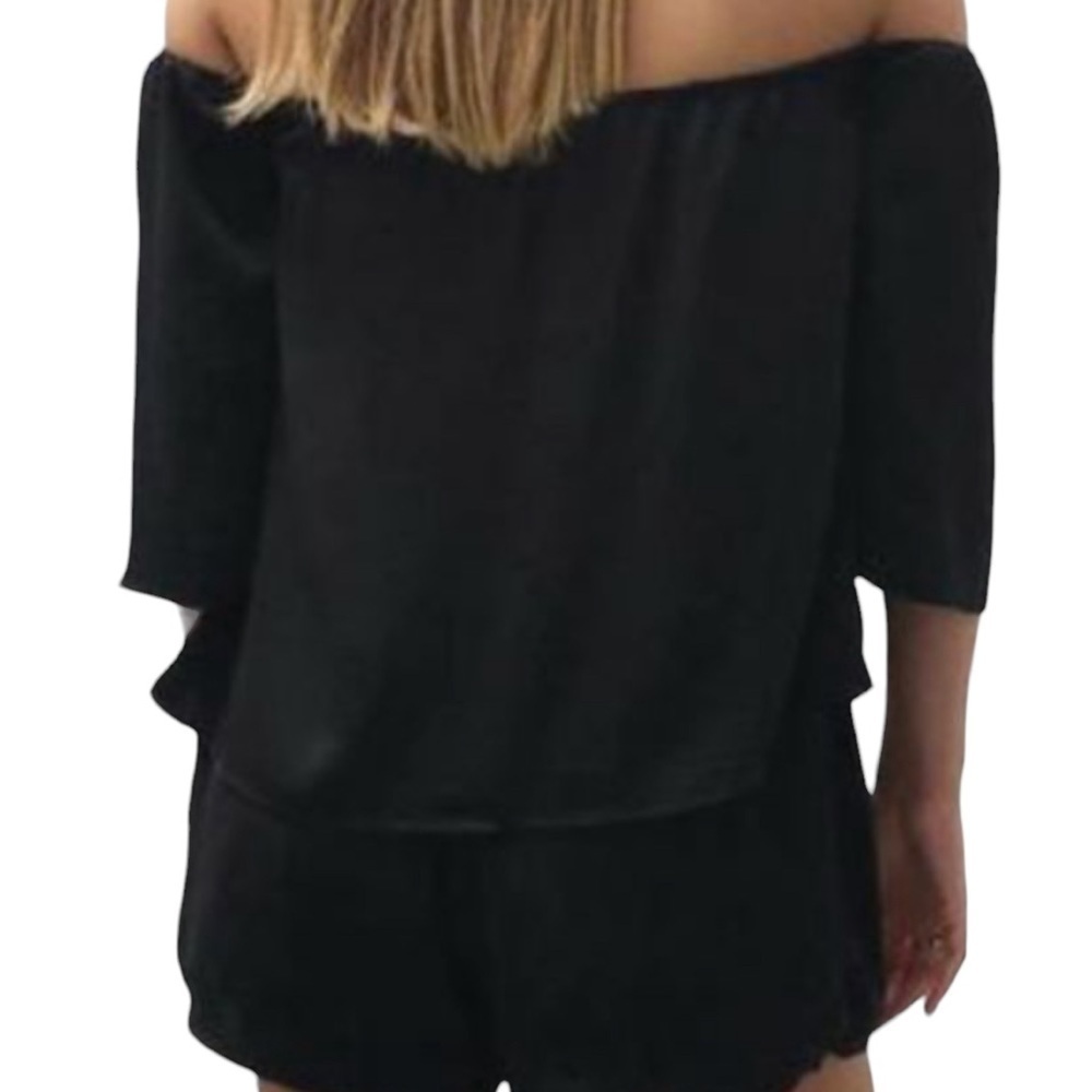 NWT Brunette the Label Flowy Romper - Picture 3 of 13